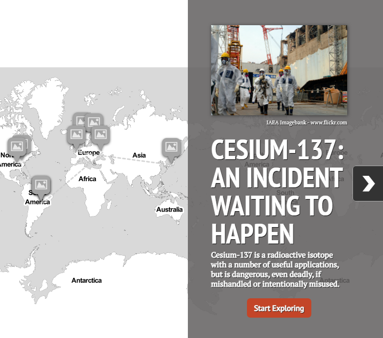 Screenshot of Cesium-137: An Incident Waiting to Happen