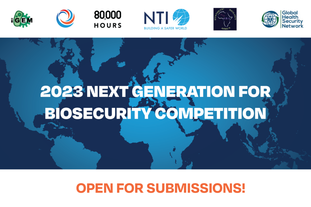 Winners of 2022 Next Generation for Biosecurity Competition Announced
